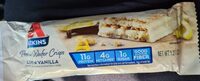 Atkins protein water crisps lemon vanilla