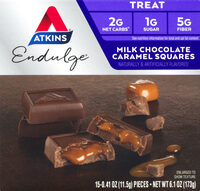 Milk chocolate squares