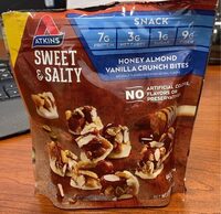 Sweet & salty honey almond vanilla crunch bites