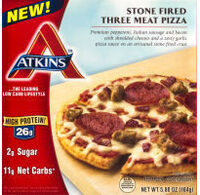 Stone Fired Three Meat Pizza