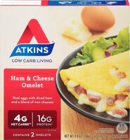 Ham & cheese omelet