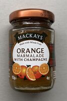 Orange marmalade with champagne