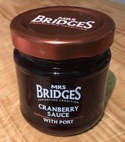 Cranbery sauce with port