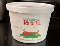 All Natural Ricotta Cheese