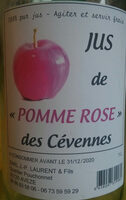 Jus de «pomme rose» des Cévennes