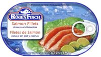 Rugen Fisch, Salmon Fillets Skinless And Boneless
