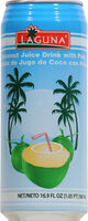 Coconut juice drink with pulp