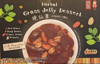 Herbal Grass Jelly Dessert
