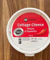 Cottage cheese — Piment d‘ Espelette