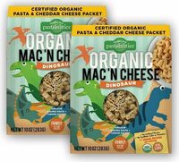 Organic kids dinosaur shaped mac n cheese