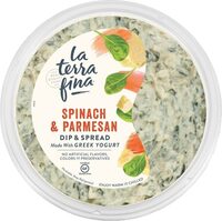 Greek yogurt spinach parmesan dip & spread