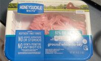 Fresh ground white turkey