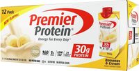 High protein shake bananas & cream