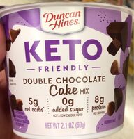 Double chocolate cake mix