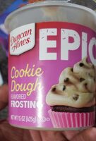 Cookie dough flavored frosting