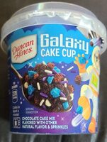 Duncan Hines galaxy cup cake