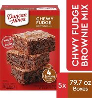 Chewy fudge brownie mix