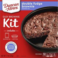 Easy brownie kit double fudge brownie mix