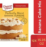 Signature perfectly moist banana supreme cake mix