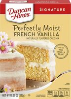 Signature perfectly moist french vanilla cake mix