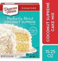 Signature perfectly moist coconut supreme cake mix