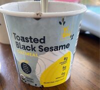 Toasted Black sesame oatmeal