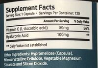 Hyaluronic acid  vitamin C