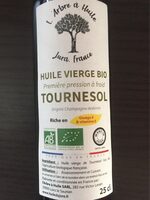 Huile vierge bio tournesol