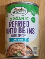 Organic Fat Free Vegetarian Refried Pinto Beans With Spices