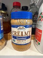 Creamy Unsweetened Peanut Butter