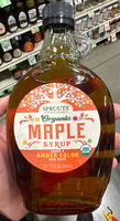Organic Maple Syrup, Grade A, Amber Color