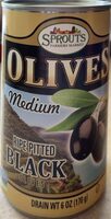 Olives Medium Ripe Pitted Black