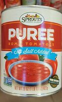 Roma Tomatoes Puree No Salt Added