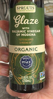 Organic Glaze With Balsamic Vinegar Of Modena "Aceto Balsamico Di Modena IGP"