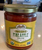 Organic pineapple salsa