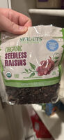 Organic Seedless Raisins