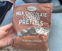Milk chicolate covered pretzels