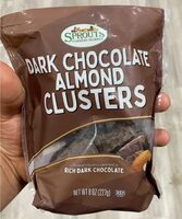 Dark chocolate almond clusters
