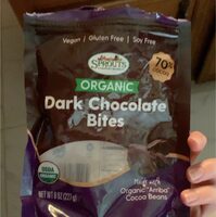 Dark chocolate bites