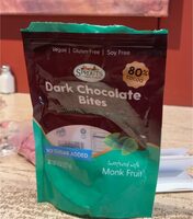 Dark chocolate bites