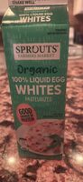 Organic 100% Liquid Egg Whites Pasteurized