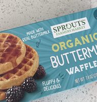 Organic buttermilk waffles