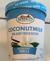 Coconut Milk Non Diary Frozen Dessert