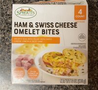 Ham & Swiss Cheese Omelet Bites