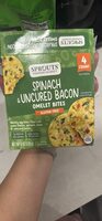 Spinach & Uncured Bacon Omelet Bites