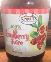 Cranberry juice