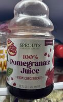 100% Pomegranate Juice (Unsweetened)