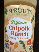 Organic Chipotle Ranch Dressing & Marinade
