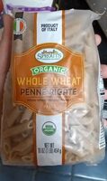 Organic whole wheat penne rigate