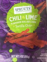 Chili & Lime Flavored Rolled Corn Tortilla Chips